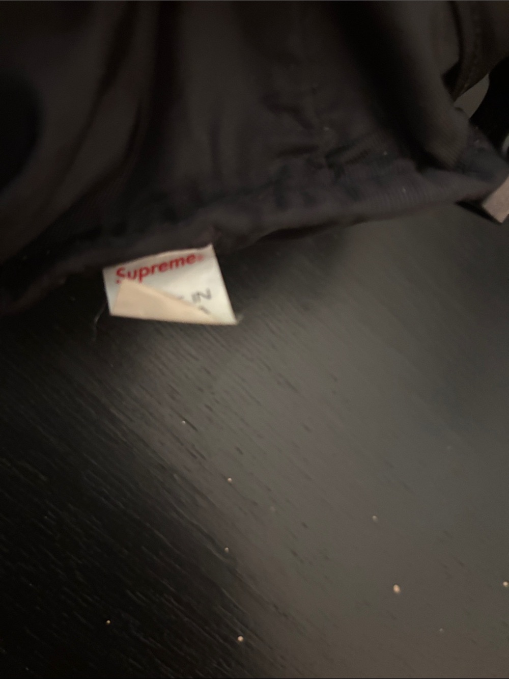 Supreme Black Fanny Pack with White Logo Accents - Picture 5 of 6
